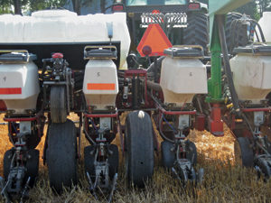 AGCO-White planter in no till seeding